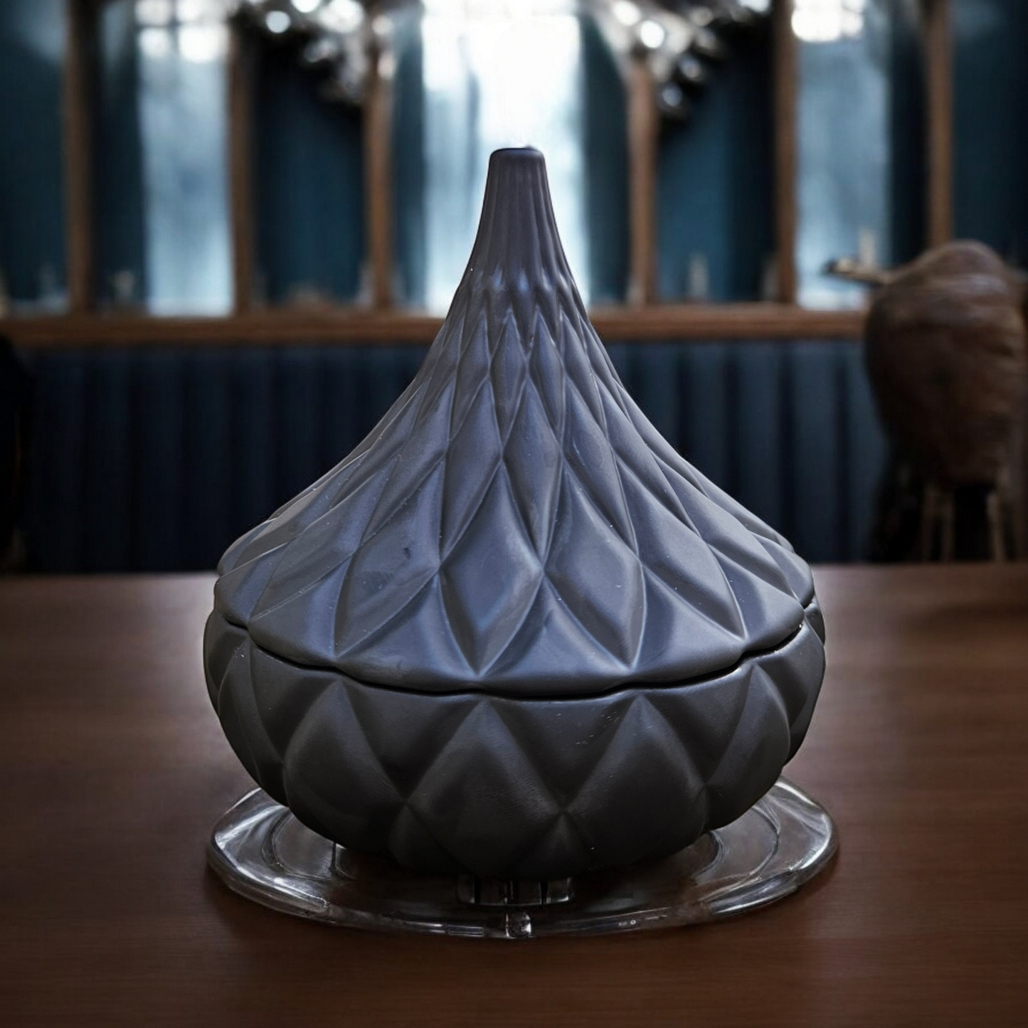 Teardrop Candle : Noir