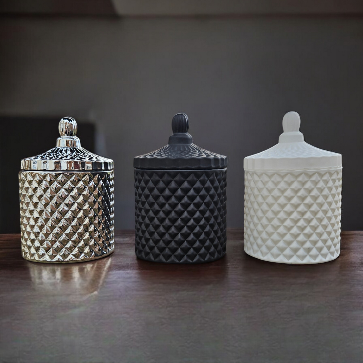 Diamond Candle : Blanc